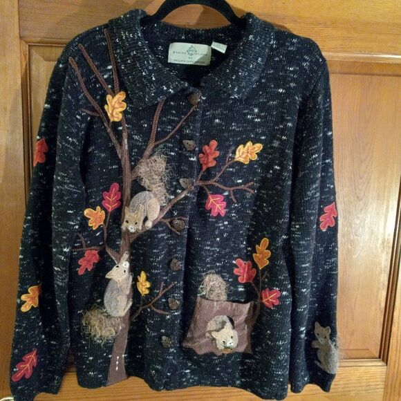 Design Options Squirrel Sweater - Picture 1 of 11